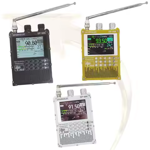 DP-666 TEF6686 Radio DSP Full Band Portable Radio with LCD Display FM/LW/MW/SW Full Band Radio