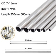 10pcs~1pcs 304 Stainless Steel Round Capillary Seamless Straight Tube 13x11mm 14x12mm 10x8mm 16x14mm