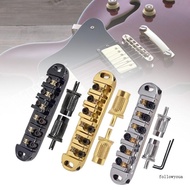 fol Metal 6 String Guitar Roller Saddles Guitar Bridge for 6 String Guitars Part
