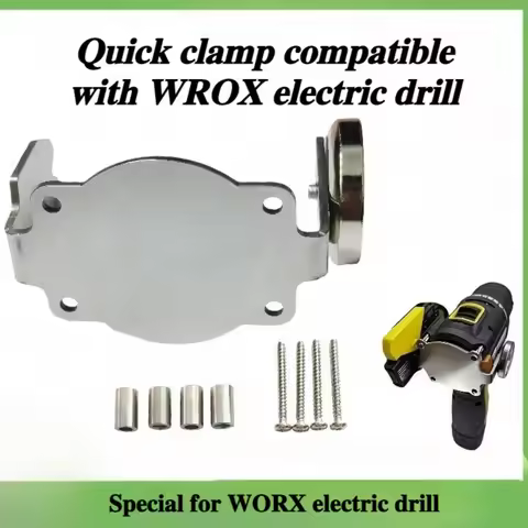 Stainless Steel Electric Drill Bit Clip Rust-Proof Accessories for WORX WU138/WU129/WU130 Electric D