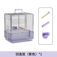 不鏽鋼折疊籠丨便攜手提籠丨鴿子-鸚鵡-虎皮-玄鳳-畫眉外出鳥籠丨小動物用籠【平行進口】