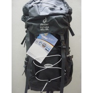 Deuter Futura 50 + 15L Black Liter Hiking / Traveling Bag With Body Support and Adjustable Backpacks