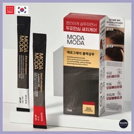 MODAMODA 🇰🇷 Zero Gray Black Shampoo Kit (6ml x 7P)｜Gray Hair to Brown｜4-in-1 Boosting Scalp Care｜Wee