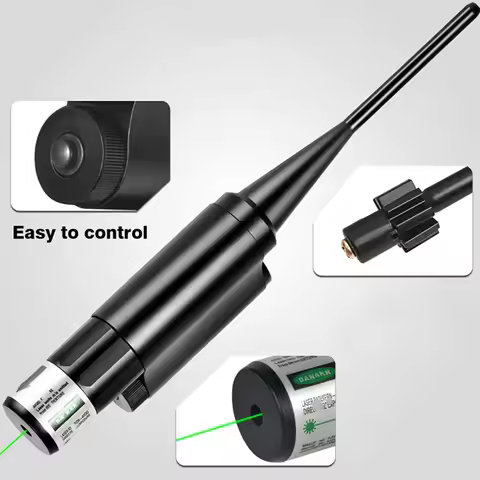 Red Laser Boresighter Kit .177 .22 Caliber to .50 .78 Caliber Laser Collimator Universal Bore Sighte