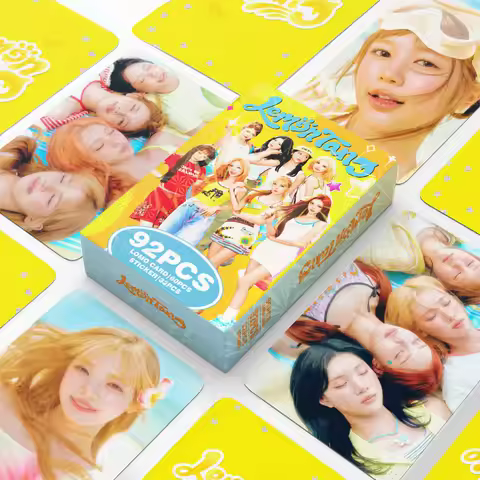 92Pcs/Set New KPOP Hearts2Hearts LemonTang Photo Card Photocards Merch Lomo Cards Set Fans Collectio