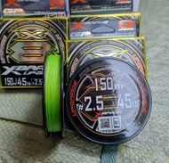 Dù PE YGK X - Braid UPgrade 150M X8 F2 Phiên Bản Nâng Cấp Thế Hệ