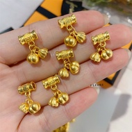 Gold Pendant 916 Persimmon Lotus Pod Necklace Pendant gold 916