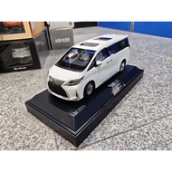 [Ready Stock 1] 1/18 Original Factory Lexus LM300h Car Model White, with Original Packaging, Almost 