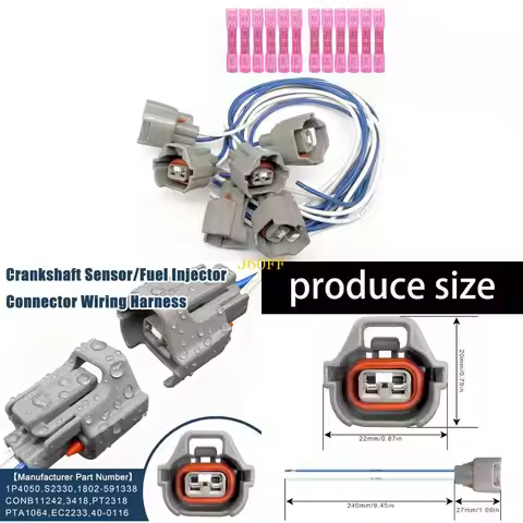 J60F Crankshaft Injector Connector Wiring Harness 1P4050 for Select Model