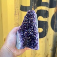 1.54LB/Brazilian Natural Amethyst Cluster Original Rock Pendulum Rock Specimens Home Furnishings Jub