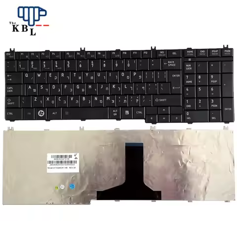 Original New US Hebrew Russia Greece Language For Toshiba Satellite C650 L650 L670 L675 Black Laptop