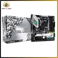 ASRock B550M Steel Legend Micro ATX Motherboard - Compatible with AMD Ryzen 5000 Series (Socket AM4)