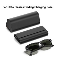 For Meta AI Glasses Wireless Charging Case 2000mAh Battery Portable Storage Box for Meta Glass