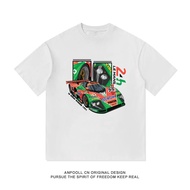 Mazda 787b Le Mans Rotary Engine JDM Printed Short Sleeve Modified Racing Enthusiast 100% Cotton Men