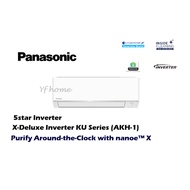 (IPOH AREA)PANASONIC AIR-CONDITIONER 5STAR CS-KU/RU (R32)1.0HP/1.5HP/2.0HP/2.5HP**X-Deluxe Inverter 