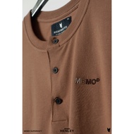 .-Collect Coupons At The Store AEIOU T-Shirt Button-Down Collar Memo Supersoft Reflect Henley Model 