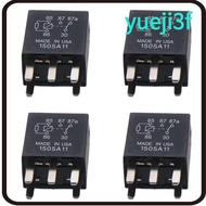 YUEJI G8V-RH-1C7T-R-DC12, Black Plastic Power Relay, Durable 5 Pin Metal 1.02*0.86*0.59Inch  Pump Re
