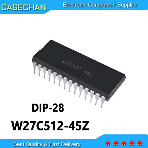 5-10PCS W27C512 W27C512-45Z DIP-28 New and Original