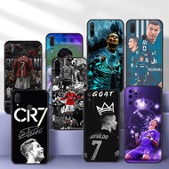 for Huawei P10 P20 P30 Lite Pro Y5P Y6P Y7A Y8P Cristiano Ronaldo【242Q9】9Y18 Soft Black TPU Phone Ca