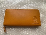 多啦A夢真皮長款錢包