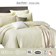 cadar queen/ Jean Perry Clinton 5-IN-1 Queen Quilt Cover + Bedsheet Fitted Set - 900 Threadcount (40