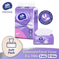 Vinda Prestige 4D Deco Embossed Facial Tissue (3x110s) (M Size)