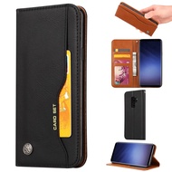 Multi-Card Slots Casing Samsung Galaxy S9/S9 Plus Wallet Case Leather Flip Cover