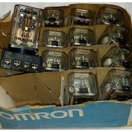 MK2PA-2 Small Power Relay OMRON AC100-110V 8-Pin Action Indicator Institute Built-In Internal Connec