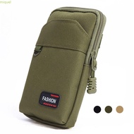 MIQUEL Belt Waist Bag Phone Accessories Durable Single/Double Layer Nylon Colth Green Waist Fanny Pa