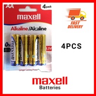 AA GENUINE Maxell Alkaline Battery 1.5V (4PCS)