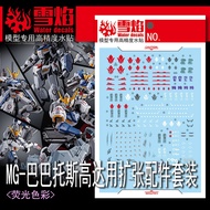 [XY WATER DECALS]MG-51-1 THE GUNDAM BASE LIMITED EXPANSION PARTS SET FOR GUNDAM BARBATOS fluorescence