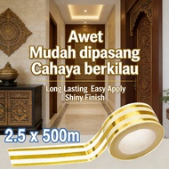 Gold Floor Ceramics Washi Masking Tape Sticker/ Roll Sticker/ Gold Sticker Tape/ Gold Tape/ CM 500/