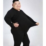 Men's Long johns, imported winter clothes, black men's Long johns XXXL (jumbo)