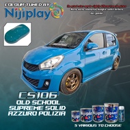 NIJIPLAY AIKKA CS106 AZZURO POLIZIA OLD SCHOOL SUPREME SOLID COLOUR 2K PAINT