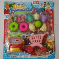 OCT 2245 MINI TROLLEY SUPERMARKET TOY