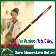 Seruling Bambu 6lubang Tradisonal Suling Sunda Seruling Suling Flute Bamboo Seruling Bambu Instrumen Musik C Tone