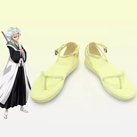 BLEACH Ichigo Kurosaki Rukia Kuchiki Shunsui Kyoraku Toshiro Hitsugaya Shinigami Cosplay Shoes Sanda