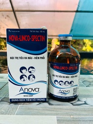 ANova Linco-Spectin 100ml giúp hết ỉa ra máu viêm phổi trên gà.