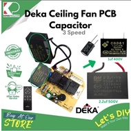 DEKA CEILING FAN 3 SPEED PCB CAPACITOR REPLACEMENT PART