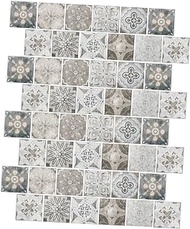Generic Flower Sticker 48pcs Tile Wall Stickers Pvc Full-length Mirror Ceramic Tile Home Accessory