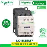 KONTAKTOR 3P 25A 3 PHASE 25 AMPERE LC1D25M7 SCHNEIDER CONTACTOR