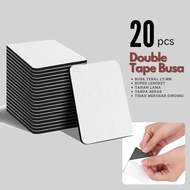 BATHI Double Tape Foam Square 20 Sheets Double Sided Tape Sticky Non-Used 9448A