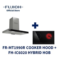 FUJIOH FR-MT1990R Chimney Cooker Hood (Recycling) + FH-IC6020 Induction &amp; Ceramic Hybrid Hob
