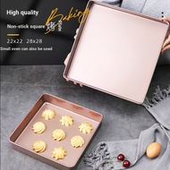 Square Baking Pan Non-Stick Baking Pan Biscuit Nougat Mold Snowflake Crisp Baking Pan Old Cake Bakin