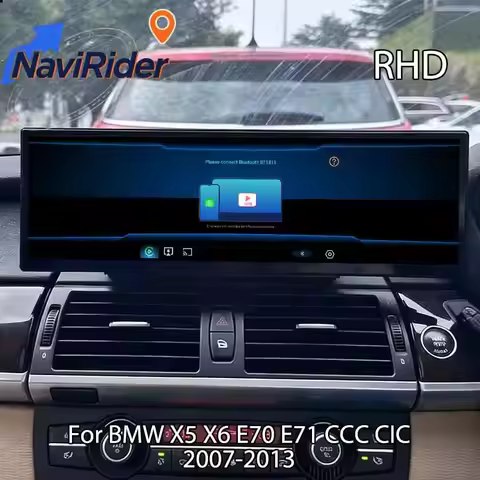 14.9inch Android 15 Stereo For BMW X5 X6 E70 E71 CCC CIC 2007-2013 Carplay Navigation Autoradio Car 