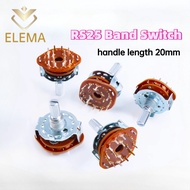RS25 Band Switch 1P4T 1P11T 2P4T 2P5T 2P6T 3P3T 3P4T Rotary Switch Band Rotary selector switch