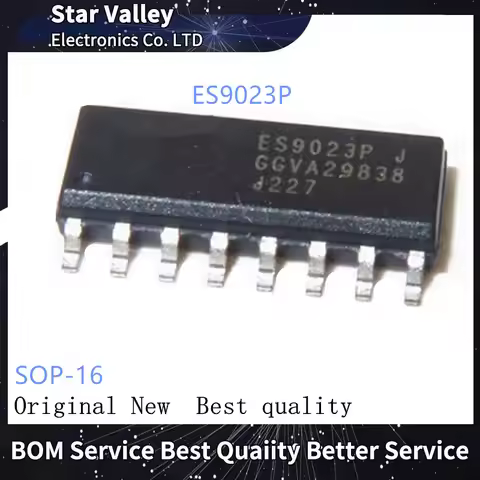 （2-5piece）ES9023P ES9023 Patch SOP-16 audio decoding chip 100% Imported With Original Packaging