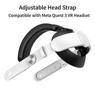 สายรัดศีรษะอะไหล่ VR แบบปรับได้เข้ากันได้กับ Meta Quest 3หูฟัง VR สายคล้อง Comfort Elite สำหรับ Meta