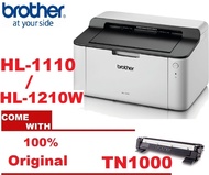 BROTHER HL-1110 / HL-1210W WIFI MONO LASER PRINTER (PRINT ONLY)