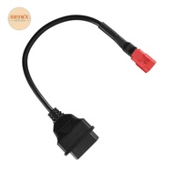 6 To 16 Pin Motorcycle OBD Adaptors OBD2 Diagnostic Cable Extension Connectors for